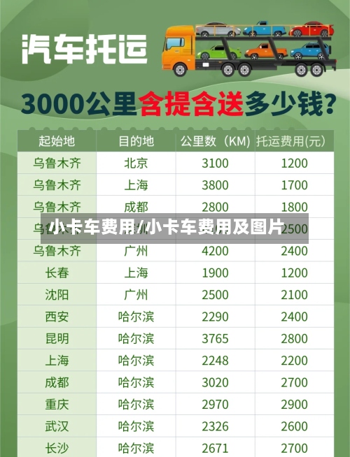 小卡车费用/小卡车费用及图片-第3张图片