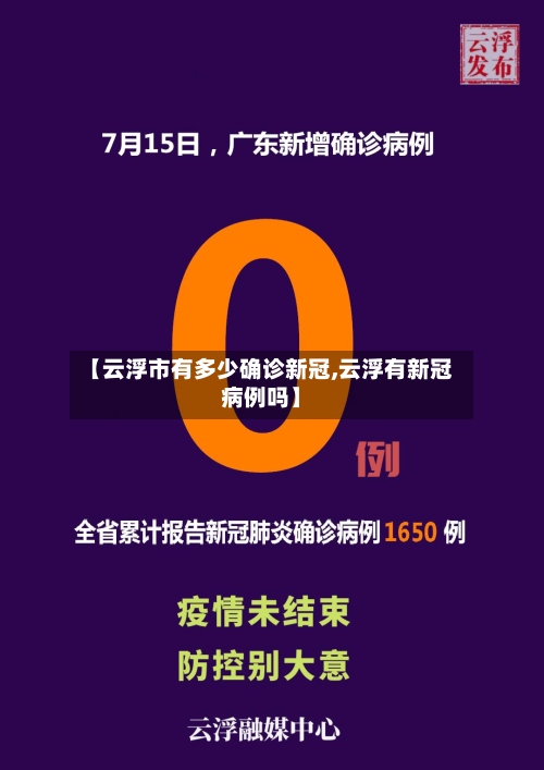 【云浮市有多少确诊新冠,云浮有新冠病例吗】