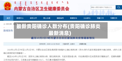 最新贵阳确诊人数分布(贵阳确诊肺炎最新消息)