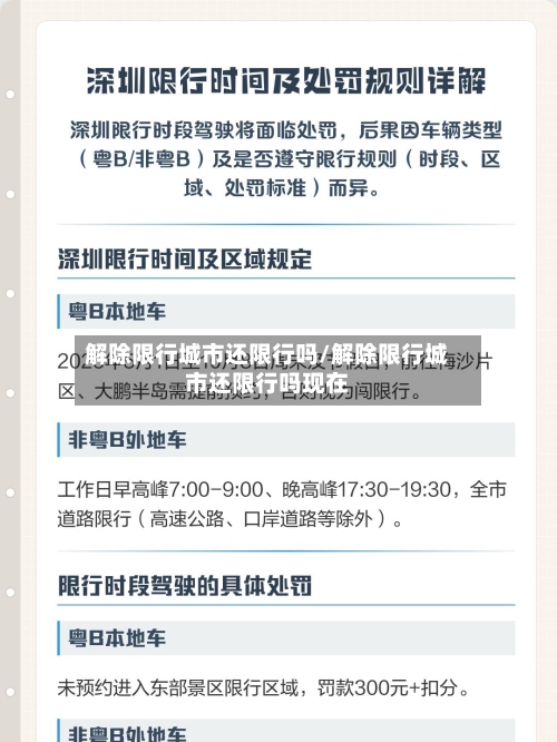 解除限行城市还限行吗/解除限行城市还限行吗现在-第2张图片