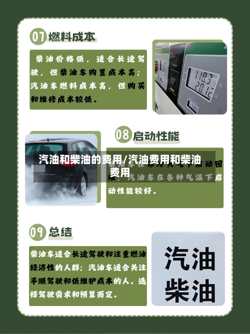 汽油和柴油的费用/汽油费用和柴油费用-第2张图片