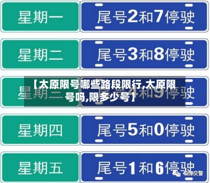【太原限号哪些路段限行,太原限号吗,限多少号】