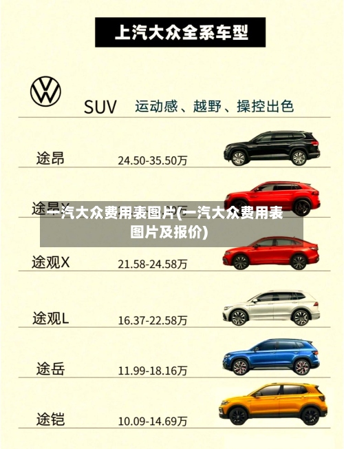 一汽大众费用表图片(一汽大众费用表图片及报价)