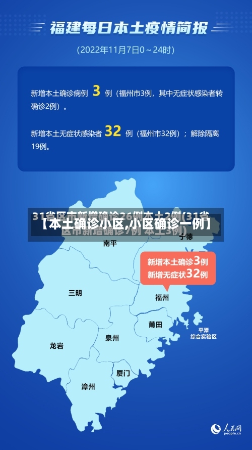 【本土确诊小区,小区确诊一例】