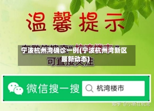 宁波杭州湾确诊一例(宁波杭州湾新区最新动态)
