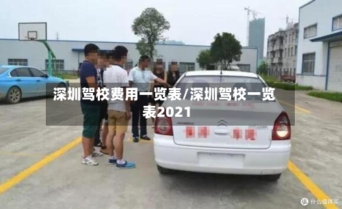深圳驾校费用一览表/深圳驾校一览表2021