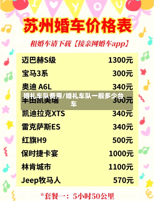 婚礼车队费用/婚礼车队一般多少台车-第2张图片
