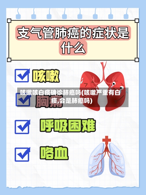 咳嗽咳白痰确诊肺癌吗(咳嗽严重有白痰,会是肺癌吗)