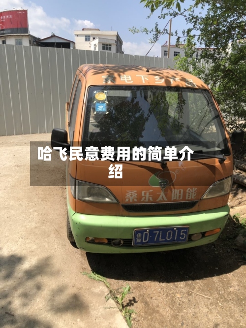 哈飞民意费用的简单介绍