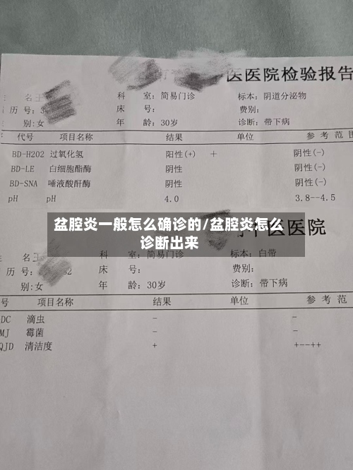 盆腔炎一般怎么确诊的/盆腔炎怎么诊断出来