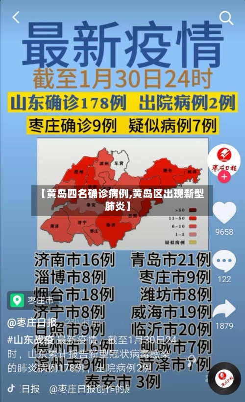 【黄岛四名确诊病例,黄岛区出现新型肺炎】-第2张图片