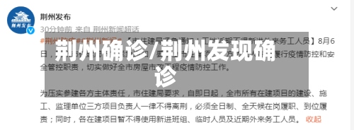 荆州确诊/荆州发现确诊-第3张图片
