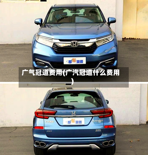 广气冠道费用(广汽冠道什么费用)