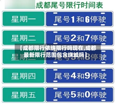 【成都限行依绕限行吗现在,成都最新限行范围包含绕城吗】-第3张图片