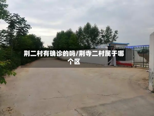 荆二村有确诊的吗/荆寺二村属于哪个区