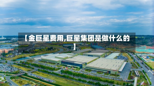 【金巨星费用,巨星集团是做什么的】