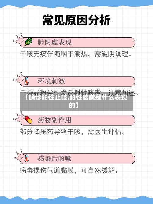 【确诊阳性止咳,阳性咳嗽是什么表现的】