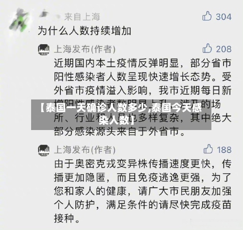 【泰国一天确诊人数多少,泰国今天感染人数】-第3张图片