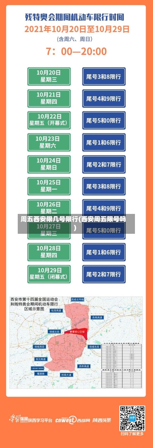 周五西安限几号限行(西安周五限号吗)-第2张图片