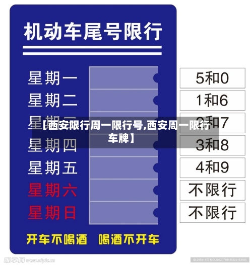【西安限行周一限行号,西安周一限行车牌】-第2张图片