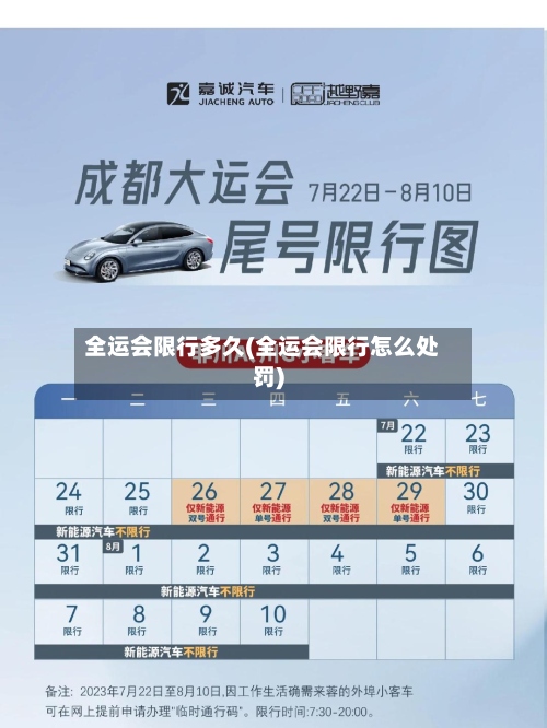 全运会限行多久(全运会限行怎么处罚)-第3张图片