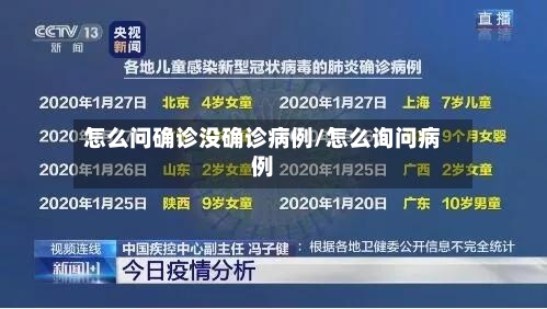 怎么问确诊没确诊病例/怎么询问病例