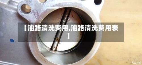 【油路清洗费用,油路清洗费用表】-第2张图片