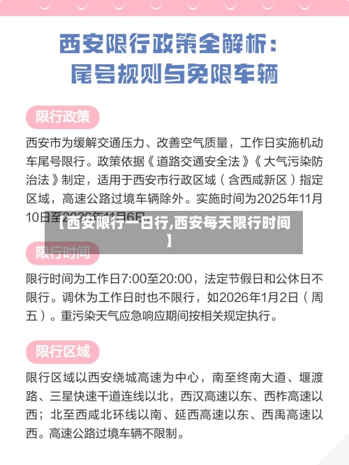 【西安限行一日行,西安每天限行时间】