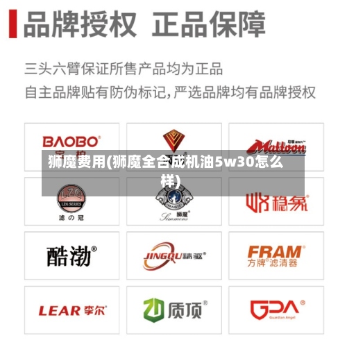 狮魔费用(狮魔全合成机油5w30怎么样)