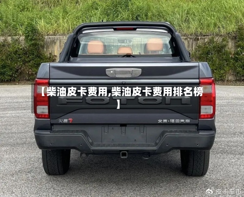 【柴油皮卡费用,柴油皮卡费用排名榜】-第2张图片