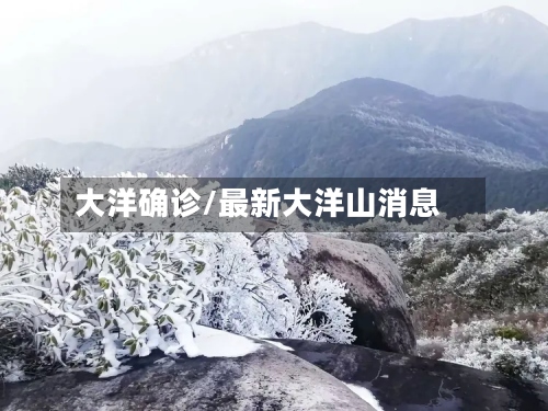 大洋确诊/最新大洋山消息