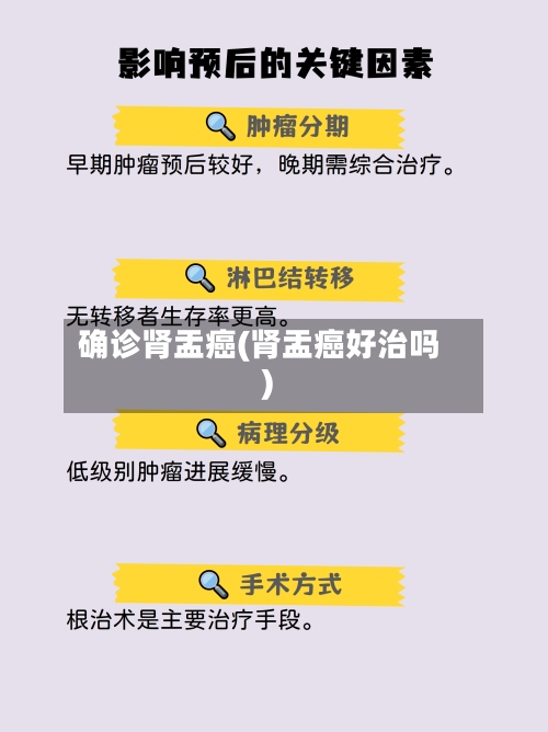 确诊肾盂癌(肾盂癌好治吗)