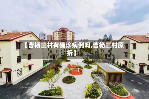 【曹杨三村有确诊病例吗,曹杨三村原拆】-第2张图片