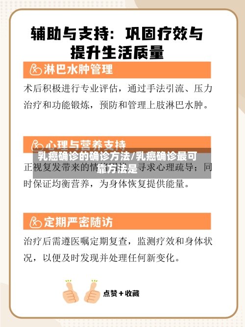 乳癌确诊的确诊方法/乳癌确诊最可靠方法是
