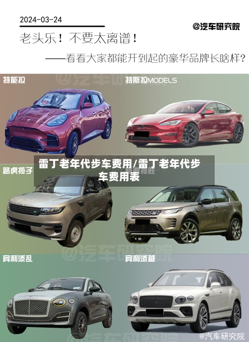 雷丁老年代步车费用/雷丁老年代步车费用表