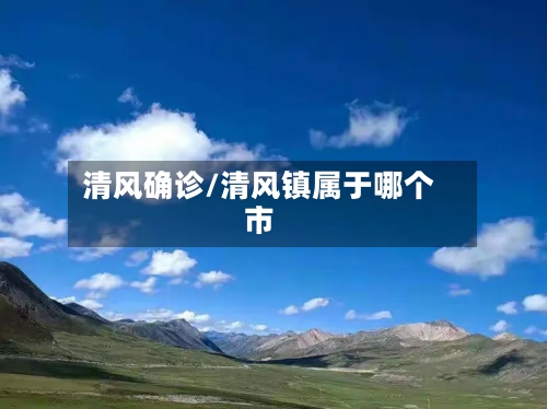 清风确诊/清风镇属于哪个市