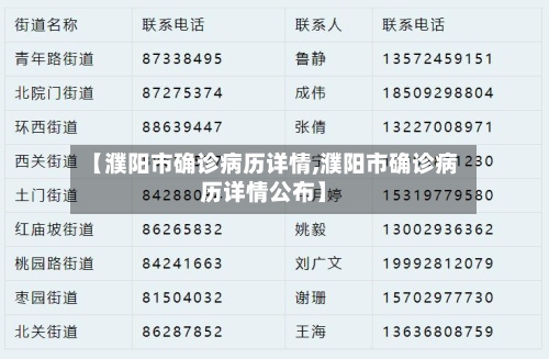 【濮阳市确诊病历详情,濮阳市确诊病历详情公布】-第3张图片