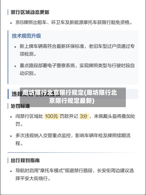 廊坊限行北京限行规定(廊坊限行北京限行规定最新)-第2张图片