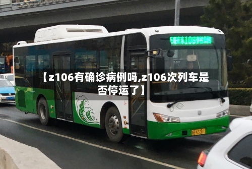【z106有确诊病例吗,z106次列车是否停运了】-第2张图片
