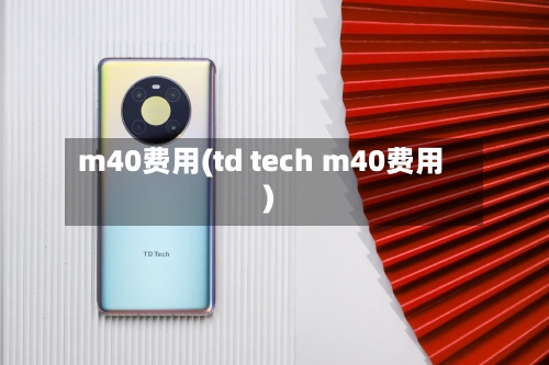 m40费用(td tech m40费用)-第2张图片