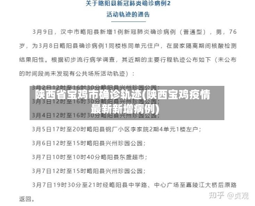 陕西省宝鸡市确诊轨迹(陕西宝鸡疫情最新新增病例)-第3张图片