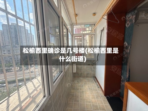 松榆西里确诊是几号楼(松榆西里是什么街道)-第2张图片