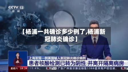 【杨浦一共确诊多少例了,杨浦新冠肺炎确诊】
