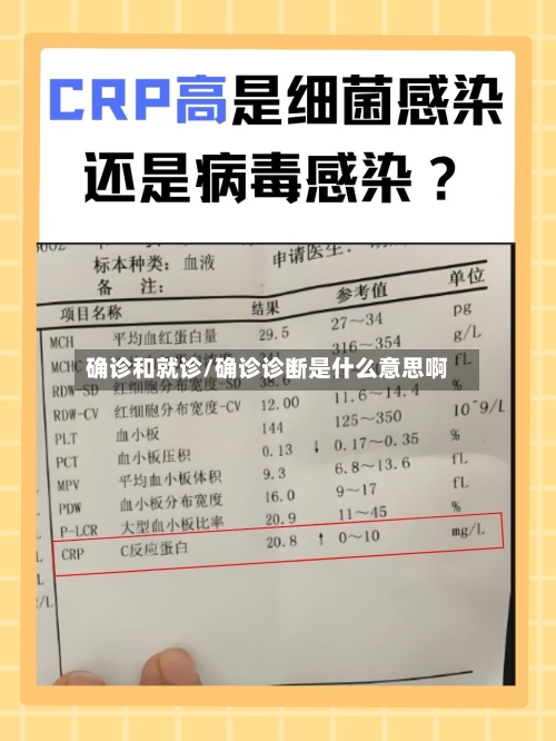 确诊和就诊/确诊诊断是什么意思啊