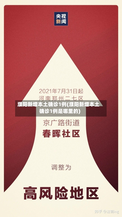 濮阳新增本土确诊1例(濮阳新增本土确诊1例是哪里的)-第2张图片