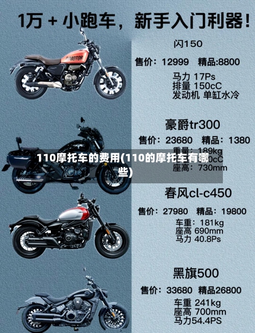 110摩托车的费用(110的摩托车有哪些)