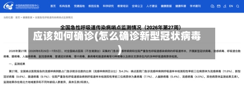 应该如何确诊(怎么确诊新型冠状病毒)