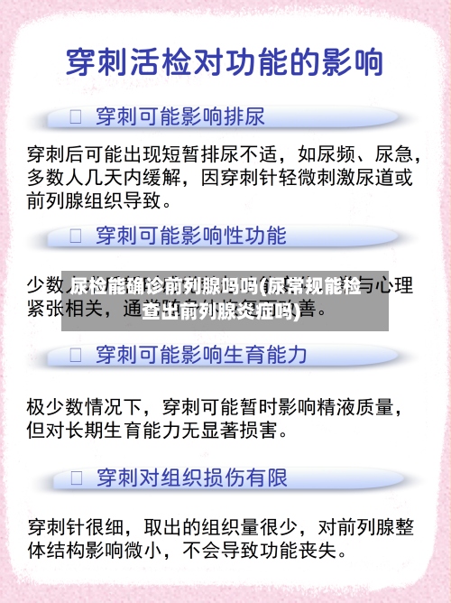 尿检能确诊前列腺吗吗(尿常规能检查出前列腺炎症吗)-第3张图片