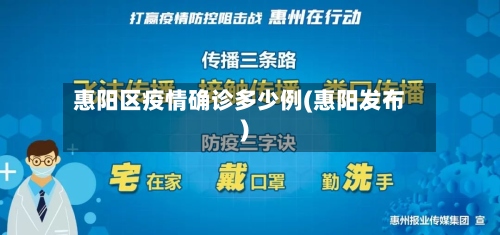惠阳区疫情确诊多少例(惠阳发布)