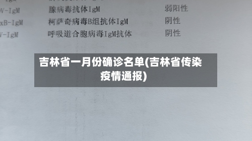 吉林省一月份确诊名单(吉林省传染疫情通报)